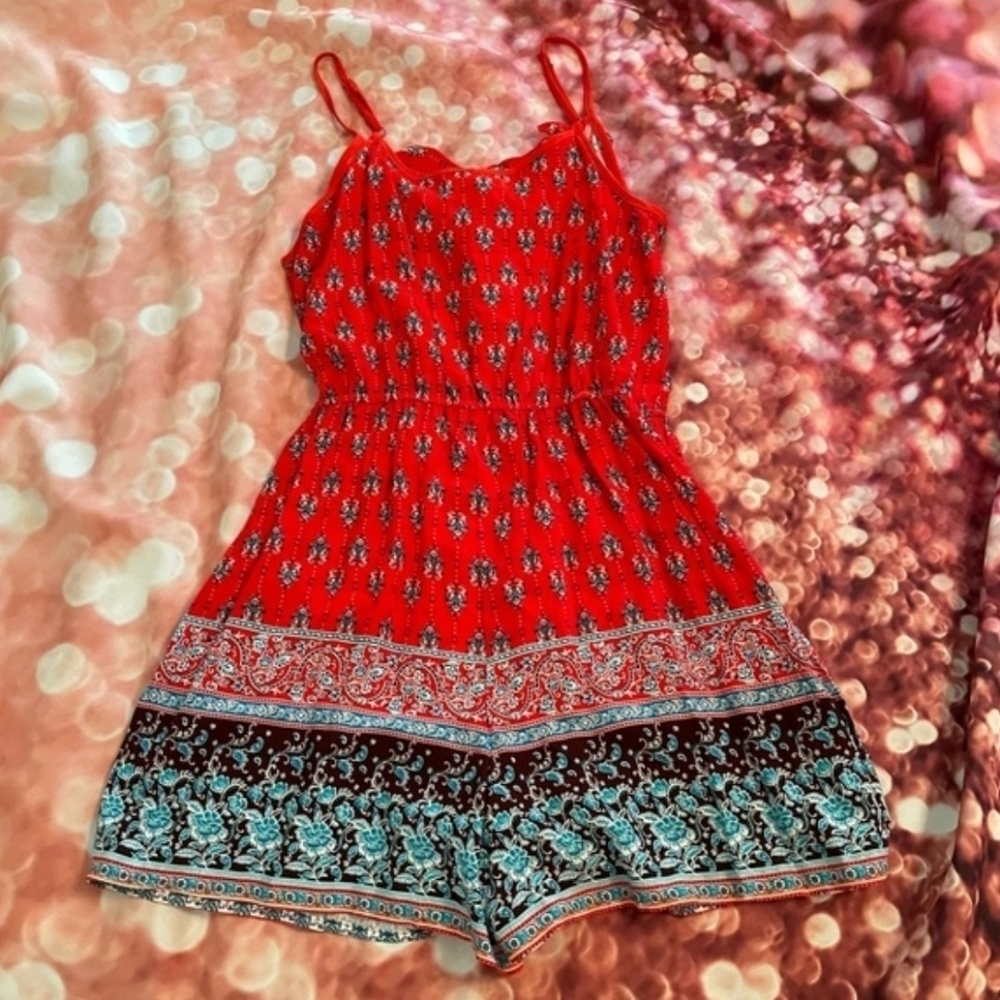 🧿NWOT RED JUMPSUIT - Picture 5 of 16